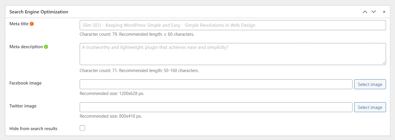 Slim-SEO=Post-Pages View